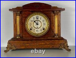 Antique Seth Thomas clock in good condition sold as
