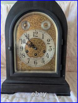 Antique Seth Thomas mantle clock, number 72, original tag, serviced in 1972, mah