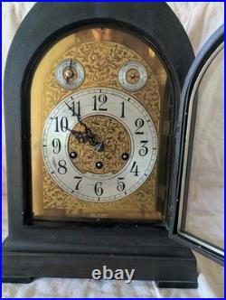 Antique Seth Thomas mantle clock, number 72, original tag, serviced in 1972, mah