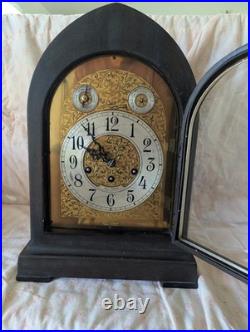 Antique Seth Thomas mantle clock, number 72, original tag, serviced in 1972, mah