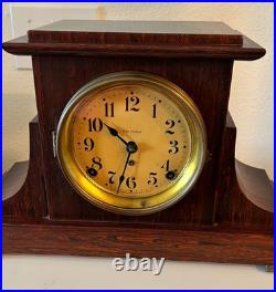 Antique Seth Thomas model 89 Adamantine Flat top mantle clock (Works)