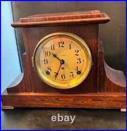 Antique Seth Thomas model 89 Adamantine Flat top mantle clock (Works)