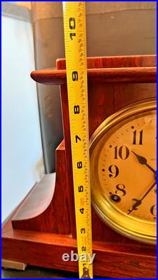 Antique Seth Thomas model 89 Adamantine Flat top mantle clock (Works)