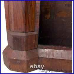 Antique Seth Thomas parlor clock no 1 rosewood reverse painted eagle empire 1860