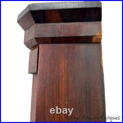 Antique Seth Thomas parlor clock no 1 rosewood reverse painted eagle empire 1860