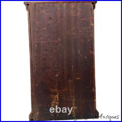 Antique Seth Thomas parlor clock no 1 rosewood reverse painted eagle empire 1860