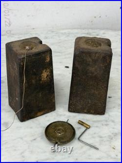 Antique Seth Thomas parlor clock no 1 rosewood reverse painted eagle empire 1860