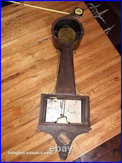Antique Ship Seth Thomas Mechanical Banjo Wall Clock NOT Working Project