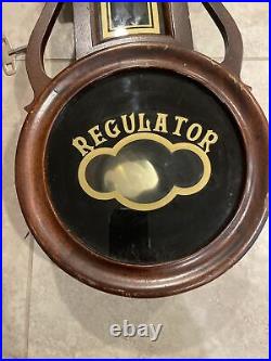 Antique Style, Seth Thomas Regulator Model 1757-000 Banjo Wall Clock Vintage