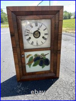 Antique UNTESTED 1870's SETH THOMAS 8Day OGEE'Lyre Movement' Mantel Shelf Clock