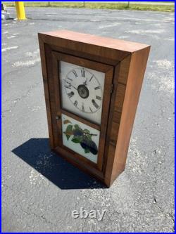 Antique UNTESTED 1870's SETH THOMAS 8Day OGEE'Lyre Movement' Mantel Shelf Clock