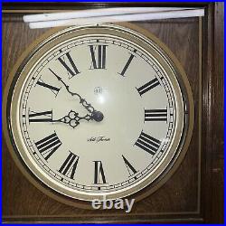 Antique VTG Seth Thomas Days Of The Week Drop Calendar Wall Clock UNTESTED 2207