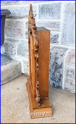 Antique Victorian 8 Day Seth Thomas Gingerbread Kitchen Mantle Shelf Clock Alarm