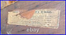 Antique Victorian 8 Day Seth Thomas Gingerbread Kitchen Mantle Shelf Clock Alarm