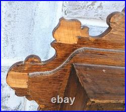Antique Victorian 8 Day Seth Thomas Gingerbread Kitchen Mantle Shelf Clock Alarm