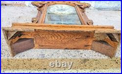 Antique Victorian 8 Day Seth Thomas Gingerbread Kitchen Mantle Shelf Clock Alarm