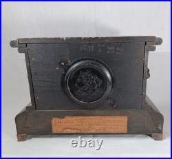 Antique Victorian Eastlake Seth Thomas Adamantine Clock No. 722 Lion Face Handles