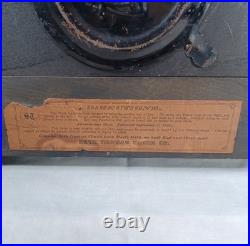 Antique Victorian Eastlake Seth Thomas Adamantine Clock No. 722 Lion Face Handles