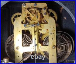 Antique Victorian Eastlake Seth Thomas Adamantine Clock No. 722 Lion Face Handles