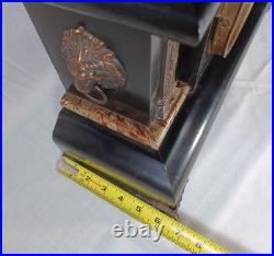 Antique Victorian Eastlake Seth Thomas Adamantine Clock No. 722 Lion Face Handles