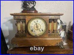 Antique Vintage Seth Thomas 8 Day Adamantine Mantle Clock