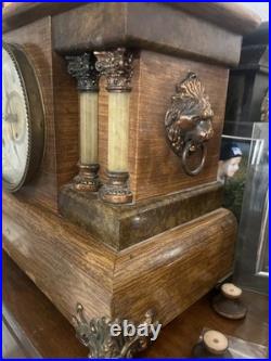 Antique Vintage Seth Thomas 8 Day Adamantine Mantle Clock