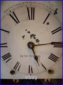Antique / Vintage Seth Thomas 8-Day Steeple Clock Working. Beautiful