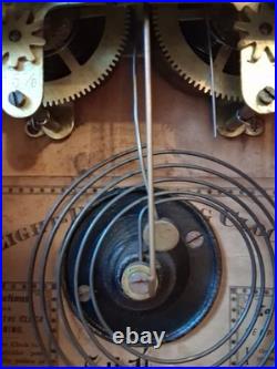 Antique / Vintage Seth Thomas 8-Day Steeple Clock Working. Beautiful
