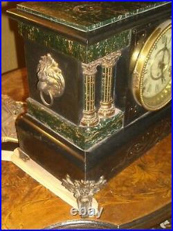 Antique Vintage Seth Thomas Adamantine mantle clock working