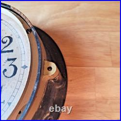 Antique/Vintage Seth Thomas Brass Maritime Ships Clock, R20704, 1916 Inscription