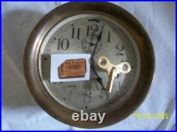 Antique/Vintage Seth Thomas Brass Maritime Ships Clock, Working good glass dials