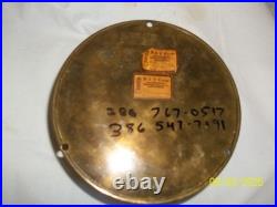 Antique/Vintage Seth Thomas Brass Maritime Ships Clock, Working good glass dials