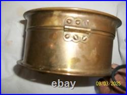 Antique/Vintage Seth Thomas Brass Maritime Ships Clock, Working good glass dials