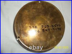 Antique/Vintage Seth Thomas Brass Maritime Ships Clock, Working good glass dials