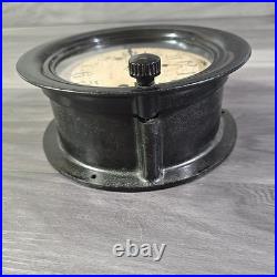 Antique/Vintage Seth Thomas Brass Maritime Ships Clock, Working with Key R20704