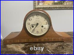 Antique Vintage Seth Thomas Manual Clock, Original Clockworks and Key