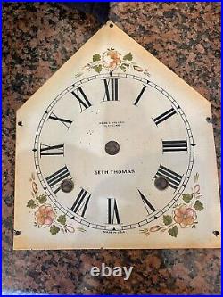 Antique WEBB C BALL Seth Thomas Gothic Steeple Clock SHARON 8 Day T & S Runs