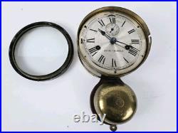 Antique WWI Seth Thomas Ship's Bell Strike'Bottom Bell' Brass Ship Wall Clock