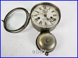 Antique WWI Seth Thomas Ship's Bell Strike'Bottom Bell' Nickel Ship Wall Clock Antique WWI Seth Thomas Ship's Bell Strike'Bottom Bell' Nickel Ship Wall Clock