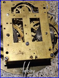 Antique WWI Seth Thomas Ship's Bell Strike'Bottom Bell' Nickel Ship Wall Clock Antique WWI Seth Thomas Ship's Bell Strike'Bottom Bell' Nickel Ship Wall Clock