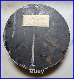 Antique WW II U. S. Navy Seth Thomas Ships Clock Runs 6 Dial