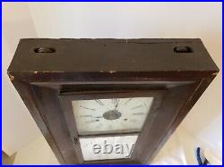 Antique Working 1860's SETH THOMAS CLOCK CO. OGEE OG Weight Driven Mantel Clock