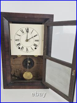 Antique Working 1870's SETH THOMAS 8 Day OGEE'Lyre Movement' Mantel Shelf Clock