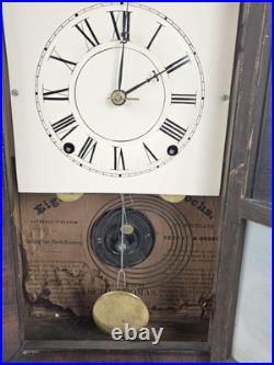 Antique Working 1870's SETH THOMAS 8 Day OGEE'Lyre Movement' Mantel Shelf Clock