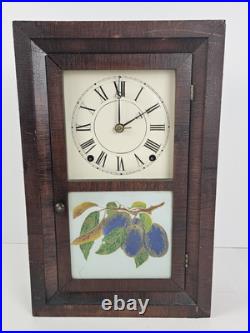 Antique Working 1870's SETH THOMAS 8 Day OGEE'Lyre Movement' Mantel Shelf Clock