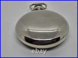 Antique Working 1904 SETH THOMAS Gents 15J Victorian Nickel Silver Pocket Watch