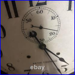 Antique Working 1920s SETH THOMAS 30 Day Gallery Lobby Regulator Wall Clock 20T