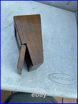 Antique Working 1920s SETH THOMAS Business Card Holder Rare Desk Clock
