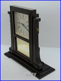 Antique Working 1927 SETH THOMAS'Vanity' Shaving Mirror Style Mantel Clock 4J