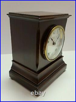 Antique Working SETH THOMAS'Hennigan Bates Co.' Mahogany Mantel Shelf Clock